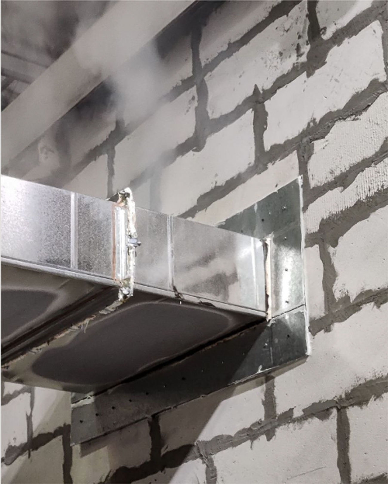 sealed duct penetration