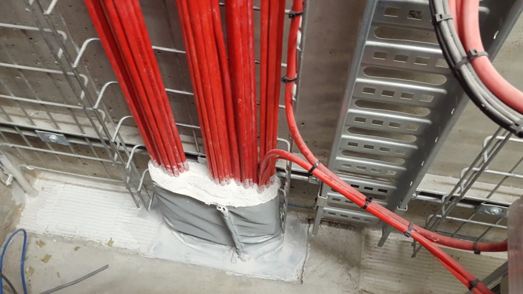 sealed floor penetration